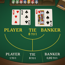 DazardBet - Jeu de cartes Baccarat - Expérience casino classique