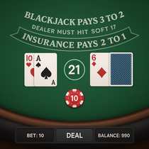 DazardBet - Jeu de table Blackjack - Multiples variantes